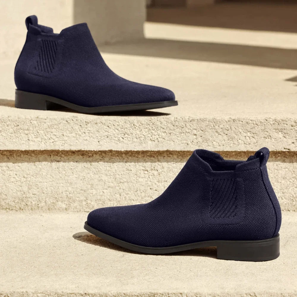 Vivaia Ryan Pro Slip On Water RPT Elegant Casual Chelsea Comfort Boot Navy 10